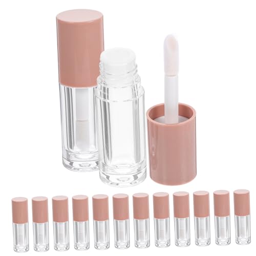 Gogogmee 14 Stück Lippentönungsfüllung Lipgloss Röhre Lippenstift Röhre Lippenbalsam Behälter Leere Behälter Eyeliner Lippenbalsam Glanzbalsam Abdeckung Mit Stick Lippen von Gogogmee