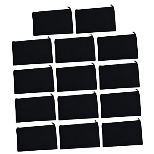 Gogogmee 14stücke Federmäppchen Mit Reißverschluss Aus Canvas Kleine Schreibwarentasche Vielseitig Einsetzbar Als Kosmetiktasche Reisetasche Leicht Und Spacious Für Organisation von Gogogmee