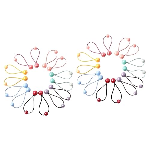 Gogogmee 14paare Bunte Elastische Haargummis Mit Kugeln Für Mädchen Farbenfrohe Haarschmuck-accessoires Für Und Für Partys Und Alltag Gogogmee 14paare Bunte Elastische Haargummis Mit Kugeln Für Mädchen Farbenfrohe Haarschmuck-accessoires Für Und Für Partys Und Alltag von Gogogmee