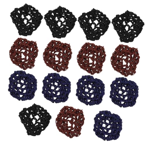 Gogogmee 15stücke Dutt-haarschmuck Elastische Dutthalter Gehäkelte Haarnetze Für Frauen Unsichtbare Haarabdeckungen Für Ballett Seidige Haarschutznetze Professionelle von Gogogmee