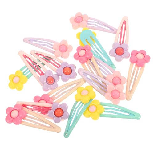 Gogogmee 16 Stück Teiliges Koreanische Haarklammern in Candy Farben Niedliche Blumen Haarspangen für Mädchen Leichte und Langlebige Clips mit Verspieltem Blumendesign für Süße von Gogogmee