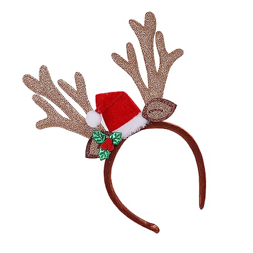 Gogogmee 1stück Weihnachts-haarband Mit Rentiergeweih Einstellbares Antlers-haaraccessoire Für Erwachsene Für Weihnachten Partys Und Feierlichkeiten von Gogogmee
