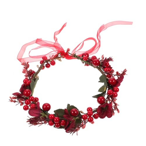 Gogogmee Elegantes Beerenkranz-stirnband Weihnachtsparty-zubehör Simulierter Beerenkranz für Frauen von Gogogmee