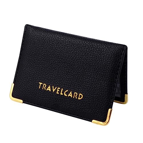 Gogogmee Kartenpaket Aus Pu-Leder Mit Halter Tasche Und Banktasche Für Kreditkarten Vor Kratzern Und Beschädigungen Schützend Mit Multi-Grid-Design Für Geordnete Aufbewahrung von Gogogmee