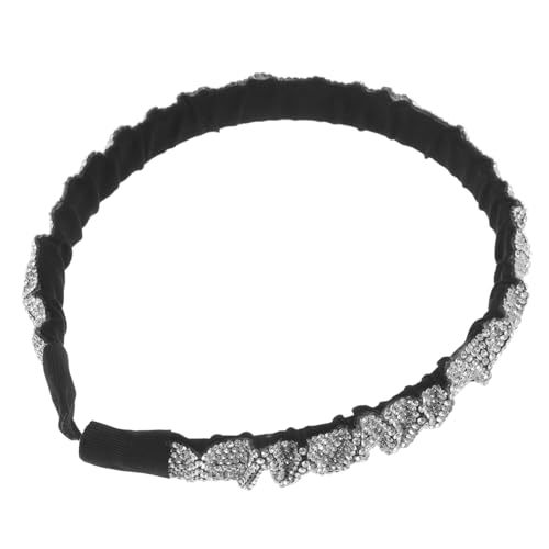 Gogogmee Flanell Haarband Mit Strasssteinen Für Damen Mädchen Kopf Schmuck Für Alltag Einkaufen Reisen Und Fotografieren von Gogogmee