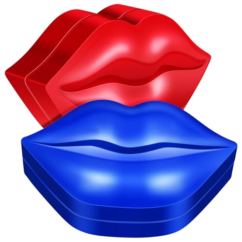 Gogogmee 2 Boxen Feuchtigkeitsspendende Lippenmaske mit Lip Care Gel Pads Exfolierend Schützt vor Trockenheit und Falten Pflegt Lippen Geeignet für Frauen Inklusive Praktischem Lippenetui von Gogogmee