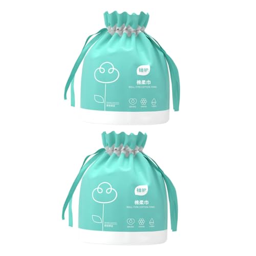 Gogogmee 2 Rollen Make-up-entferner-tuch Für Das Gesicht Make-up-entferner-handtücher Handtuch Aus Baumwolle Nicht Gewebtes Handtuch Abschminktuch Gesicht Papiertuch Viskose Faser von Gogogmee