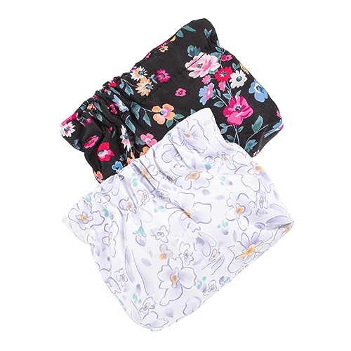 Gogogmee 2stücke Kleine Kosmetiktasche Für Damen Make-up-Tasche Mit Blumenmuster Reise-Kosmetiktasche Aus Stoff Tragbar Und Praktisch Für Täglichen Gebrauch Und Einkauf von Gogogmee