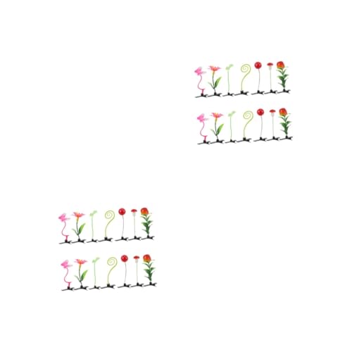 Gogogmee 2 Sets Mädchen Haarspangen Snap Haarspangen Simulation Pflanze Haarspange Haarspangen Für Frauen 28 Stück * 2 von Gogogmee