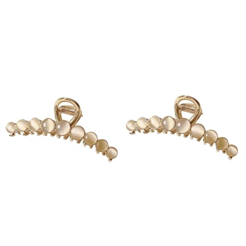 Gogogmee 2stücke Katzenaugenstein Haarklammer Aus Legierung Elegante Haarspange Für Damen Für Verschiedene Anlässe Und Vielseitige Frisuren von Gogogmee