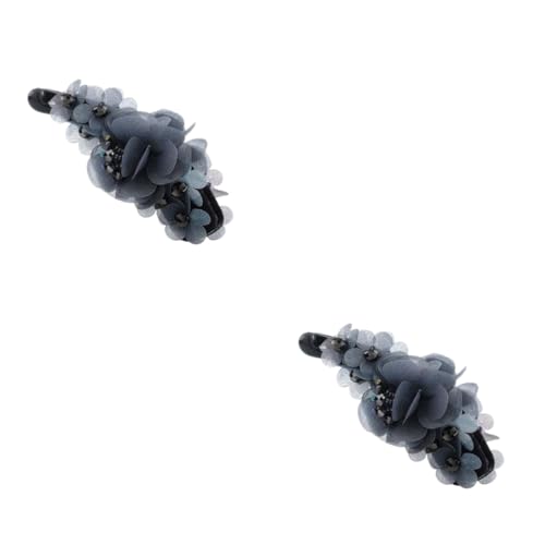 Gogogmee 2 Stück Bananenclip Für Haare Modischer Pferdeschwanzhalter Aus Kunstharz Bananen-haarspange Haar-accessoires Für Frauen Und Mädchen Grau von Gogogmee