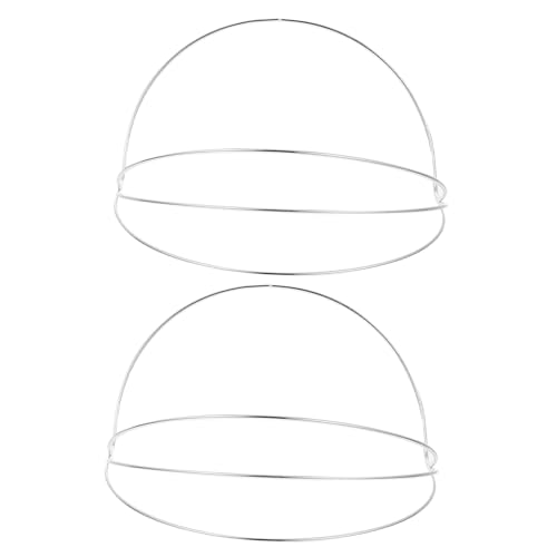 Gogogmee 2 Stück DIY Krone Basis Stirnband Kopfschmuck Zubehör aus Hochwertigem für Handgemachten Haarschmuck Bequem und Hautfreundlich zum Basteln von Diademen und Haarschmuck von Gogogmee