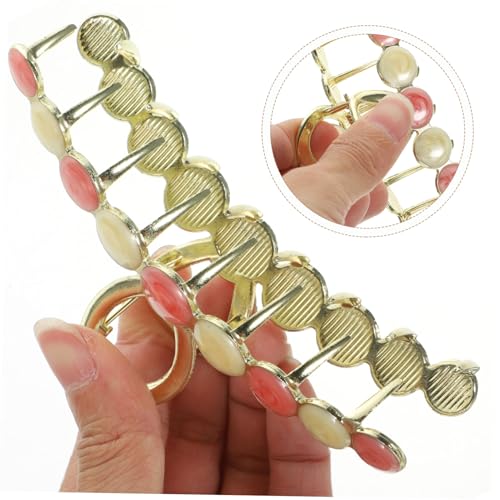 Gogogmee 2 Stück Große Metall Haarklammern für Dickes Haar Rutschfeste Langlebige Haarklammern für Frauen Vielseitige Styling clips für Büro Party und Alltag Stilvolle Farboptionen Beige von Gogogmee