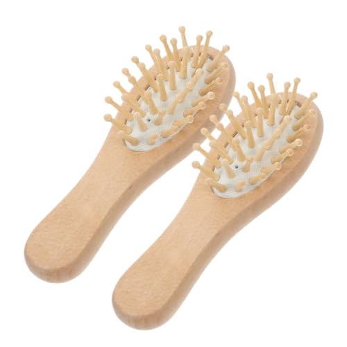 Gogogmee 2 Stück Holz Haarbürste Tragbare Massagebürste mit Zähnen für Kopfhautmassage zu Haaren für Damen Herren für Nasses und Trockenes Haar Gogogmee 2 Stück Holz Haarbürste Tragbare Massagebürste mit Zähnen für Kopfhautmassage zu Haaren für Damen Herren für Nasses und Trockenes Haar von Gogogmee