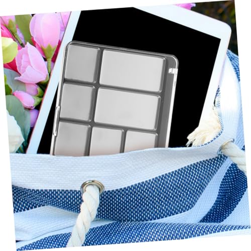 Gogogmee 2 Stück Leichte Magnetische Lidschattenpalette mit Klarem Deckel Langlebiges Kosmetisches Aufbewahrungsfach für Fächer Kompakt und Tragbar für Reise und Schmink Organizer von Gogogmee