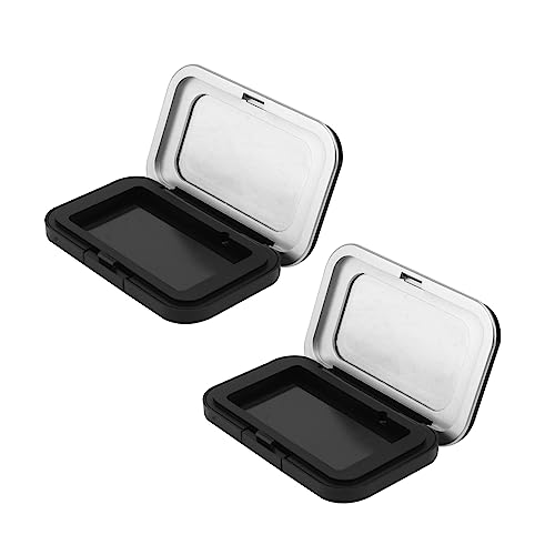Gogogmee 2 Stück Magnetische Augen Make Up Box Leere Lidschatten Organizer Kunststoff Behälter für Lidschatten und Tragbar und Leicht für Profis und Privatpersonen von Gogogmee