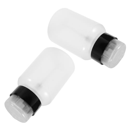 Gogogmee 2 Stück Maniküre Pumpflaschen Leer Nail Polish Remover Dispenser Pressflasche für Nagellackentferner Makeup Cleaner Reise Kompakt und Hygienisch von Gogogmee