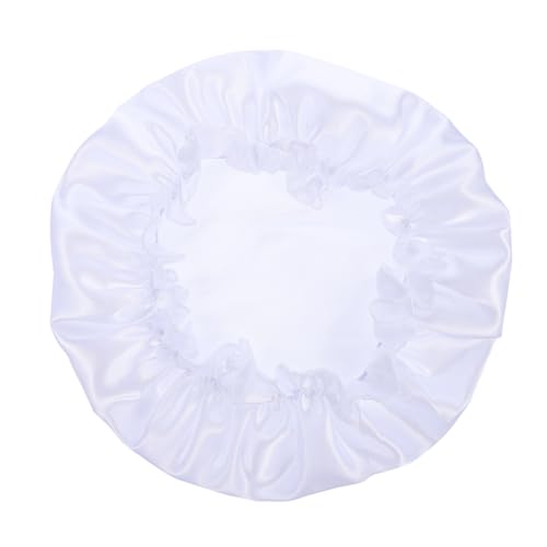 Gogogmee 2 Stück Satin Haarkappen mit hohem Stretchanteil Einlagig Atmungsaktiv und Weich Haarschutz bei Nacht für Damen Schützt Frisur und Verhindert Haarschäden von Gogogmee