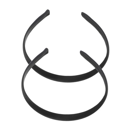 Gogogmee 2 Stück Schwarzes Samt Haarband für Damen Gepolstert Rutschfest Minimalistisches Vintage Stirnband Eleganter Haarschmuck für Alltag Geburtstage und Festliche Anlässe von Gogogmee