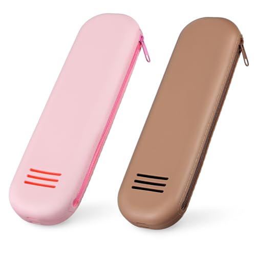 Gogogmee 2stücke Make-up Pinsel Tasche Wiederverwendbare Reisetasche Für Kosmetikpinsel Praktischer Organizer Für Lippenstifte Eyeliner Und Für Und Alltag von Gogogmee