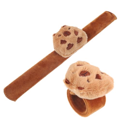 Gogogmee 2 Stück Teiliges Animal Slap Armband mit Flauschigem Capybara Plüsch Kinderfreundliches Snap Wristband Leicht Langlebig als Party für Mädchen und Jungen Geeignet von Gogogmee
