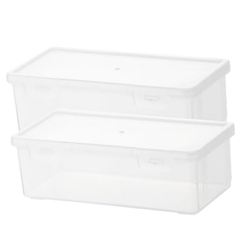 Gogogmee 2 Stück Transparente Große Kapazität Stiftebox Multifunktionale Aufbewahrung für Bleistifte Marker für Schüler Lehrer Büro und Zuhause Praktischer Organizer für Schreibwaren von Gogogmee