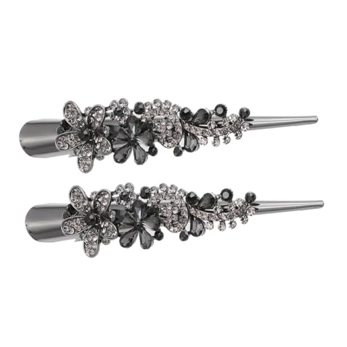 Gogogmee 2 Stück Vintage Große Haarklammer Damen mit Strasssteinen Metall Hornclip Dualfunktional als Entenklammer und Kristall Haarspange Eleganter Haarschmuck für Frauen und Mädchen Gogogmee 2 Stück Vintage Große Haarklammer Damen mit Strasssteinen Metall Hornclip Dualfunktional als Entenklammer und Kristall Haarspange Eleganter Haarschmuck für Frauen und Mädchen von Gogogmee