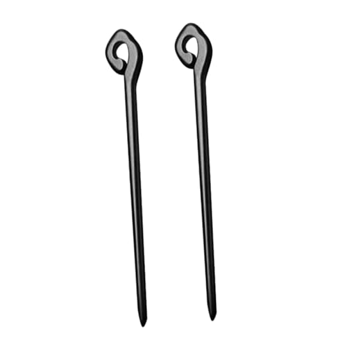 Gogogmee 2 Stück Vintage Haarnadel aus Ebenholz Chinesische Haarnadeln für Dutt Antikes Design Leicht und Bequem für Hanfu und Japanische Frisuren Stilvolle Haarstäbchen für Frauen und von Gogogmee