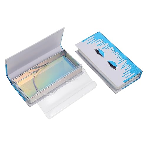 Gogogmee 2 Stücke Falsche Wimpern Lagerung Boxen Fluffy Wispy Lash Organizer Fall Sichere Verpackung Für Wimpern von Gogogmee
