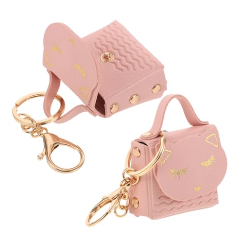 Gogogmee 2 Stück Bezaubernder Katzen-schlüsselanhänger Mit Mini-geldbörsen- Für Mädchen Tragbarer Geldbeutel- Süße Tasche Zum Einkaufen Reisen Und Für Den Täglichen Gebrauch von Gogogmee