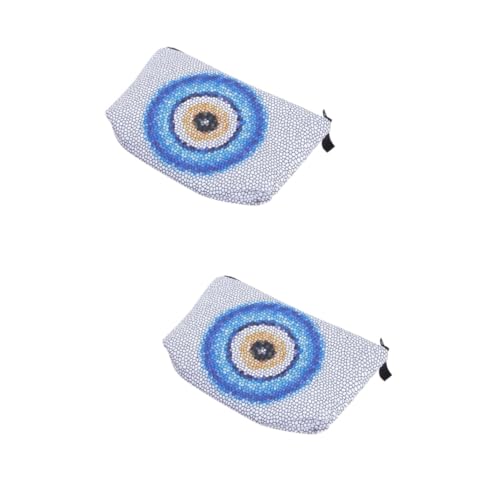 Gogogmee 2stücke Evil Eye Kosmetiktasche Wasserdichter Reise-Make-up Organizer Für Damen Tragbar Und Praktisch Für Fitness Camping Und Reisen Für Aufbewahrung Von Toilettenartikeln von Gogogmee