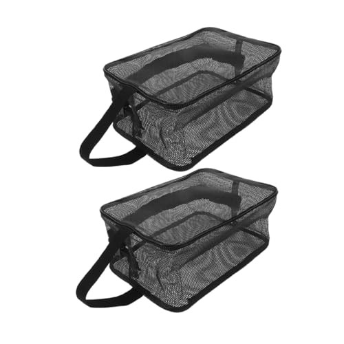 Gogogmee 2 Teilige Make Up Reisetasche Reise Toilettenartikel Make Up Tasche Kulturbeutel Für Reisende Frauen Reise Netzbeutel Kulturbeutel von Gogogmee