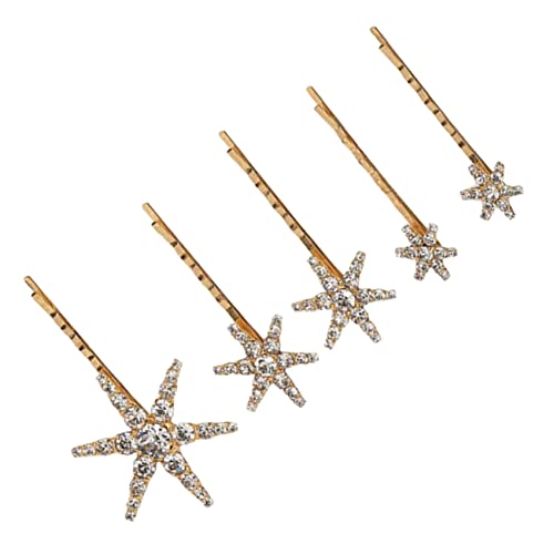 Gogogmee 20 Stk -strass-haarspange Organisator Für Haarschmuck Haarspangen Für Mädchen Stern Haarspangen Silber Haarschmuck Für Die Braut Haarnadeln Für Die Braut Brauthaar Legierung von Gogogmee