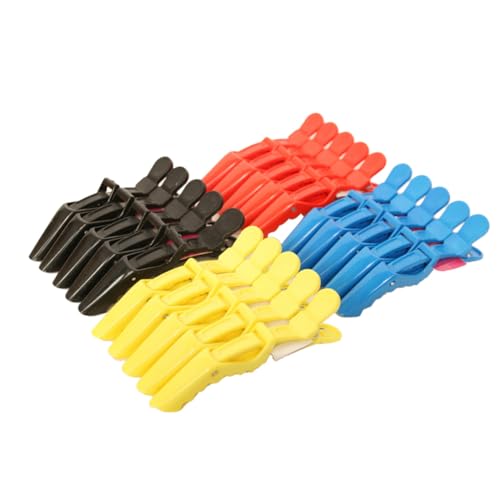 Gogogmee 20 Stück Teiliges Alligator Haarklammern aus Robustem Kunststoff Professionelle Friseurbedarf Farbige Salon Clips für Frauen und Mädchen Festhaltend Geeignet für Dünnes und Dickes von Gogogmee