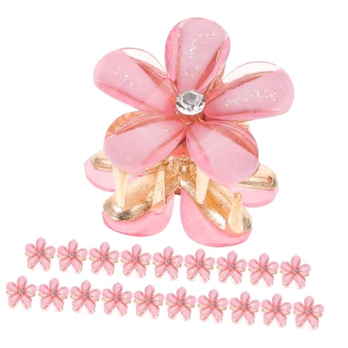 Gogogmee 20 Stück Teiliges Mini Haarklammern mit Blütenmotiven Kleine Haarspangen für Damen und Mädchen Sichere Haarklammern für Verschiedene Haartypen Leicht und Schonend für Vielseitige von Gogogmee