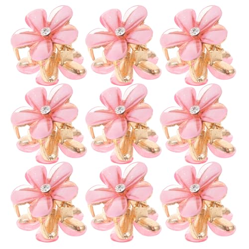 Gogogmee 20 Stück Teiliges Mini Haarspangen mit Blütenmotiven Starke Haarklammern für Stirnfransen Leichte und Langlebige Haarschmuckclips Komfortabel und Sanft zum Haar für Damen und von Gogogmee