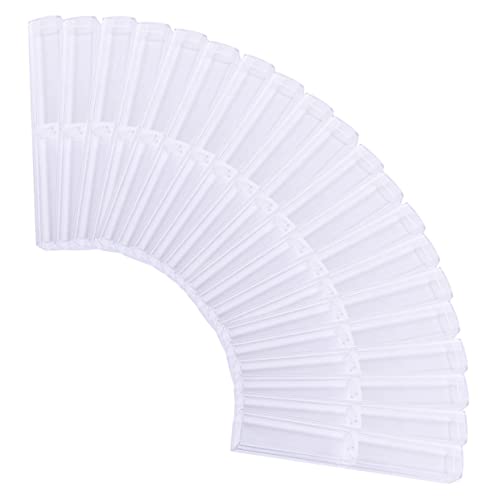 Gogogmee 20 Stück Teiliges Transparente Stifteboxen aus Kratzfreiem Kunststoff Klare Einzelstifthalter für Kugelschreiber und Bleistifte Geschenkverpackung Robustes Aufbewahrungsgehäuse von Gogogmee