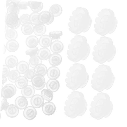 Gogogmee 200 Stück Transparente Lash Container Wimpern Kleberinge für Volumen Wimpernverlängerung Leichter Kleberfester Organizer für Schnelles Blooming und Präzises Wimpernkleben von Gogogmee