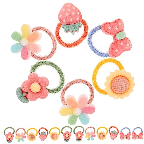 Gogogmee 20 Stücke Elastische Haargummis für Junge Mädchen Niedliche Cartoon Haarbänder Design für Partys und Alltag Elastische Pferdeschwanzhalter von Gogogmee