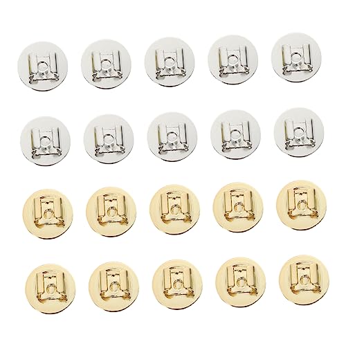 Gogogmee 20Stücke Selbstgemacht Haar Ring Schnallen Zubehör C-Förmige für Haarseil Bastelbedarf für Kopfschmuck Kreative Haaraccessoires für Damen und Mädchen von Gogogmee