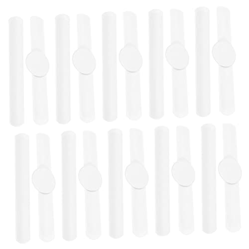 Gogogmee 20stücke Weiß Leere Schnapparmbänder Junge Mädchen Diy Slap Armbänder Partygeschenke Für Geburtstag Halloween Weihnachten von Gogogmee