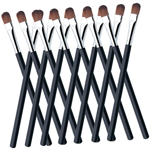 Gogogmee 25 Stück Lidschattenpinsel Für Damen Make Up Pinsel Make Up Zubehör Make Up Werkzeug Flacher Make Up Pinsel Für Damen Augenbrauenpinsel Kosmetikpinsel Flacher Concealer von Gogogmee