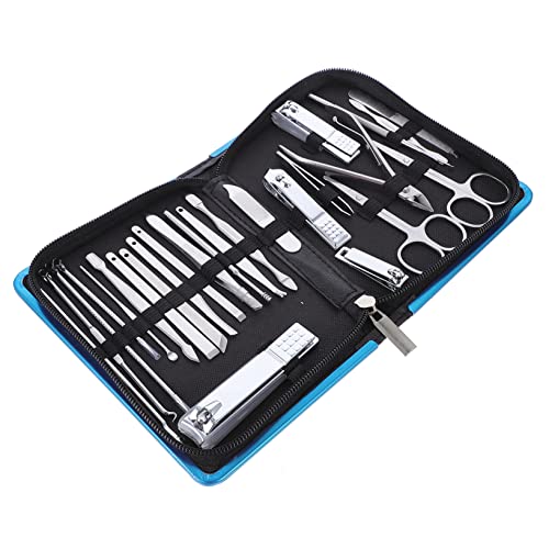 Gogogmee 26stücke Maniküre Werkzeug Mit Nagelschere Und Nagelknipser Für Männer Frauen Senioren Junge Mädchen Pediküre Pflege Kit Aus Edelstahl Tragbar Klein von Gogogmee