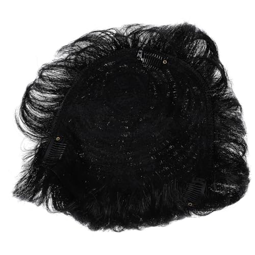 Gogogmee 2 Stücke Männlichen Perücke Stück Lebensechte Männer Perücke Overhead Ersatz Echthaar Glatze Patch Bequem Für Männliche von Gogogmee