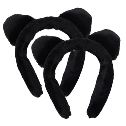 Gogogmee 2stücke Katzenohren Haarband Flauschiges Kosmetik Stirnband Für Gesichtsreinigung Makeup Spa Lustiges Design Für Damen Und Mädchen Zum Waschen Und Maskieren von Gogogmee