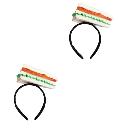 Gogogmee 2stücke Sandwich Haarschmuck Für Partys Leichtes Und Langlebiges Stirnband Im Sandwich-design Accessoire Für Kreative Kostüme Und Rollenspiele Gogogmee 2stücke Sandwich Haarschmuck Für Partys Leichtes Und Langlebiges Stirnband Im Sandwich-design Accessoire Für Kreative Kostüme Und Rollenspiele von Gogogmee