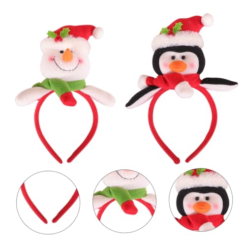 Gogogmee 2St Weihnachtsstirnband Weihnachtsdekoration Maskerade-Stirnband halloween kopfschmuck halloween kopfbedeckung Cosplay Haarschmuck Halloween-Kopfschmuck Keks schmücken Partybedarf von Gogogmee