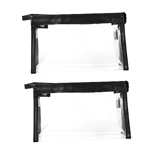 Gogogmee 2Stücke Große Kapazität Bleistiftspeicherbeutel Praktische Transparente Schreibwarenorganisatoren für Studenten für Stifte Lineale und von Gogogmee