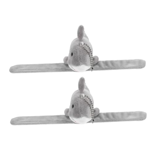 Gogogmee 2Stücke Plüsch Slap Armband Lustige Tier Armbänder für Bequemes Klapparmband für Party Dekoration und von Gogogmee