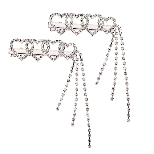 Gogogmee 2pcs Herz Haarnadeln Mode Haar Clips Strass Starke Nicht-haar Zubehör Für Mädchen Gogogmee 2pcs Herz Haarnadeln Mode Haar Clips Strass Starke Nicht-haar Zubehör Für Mädchen von Gogogmee